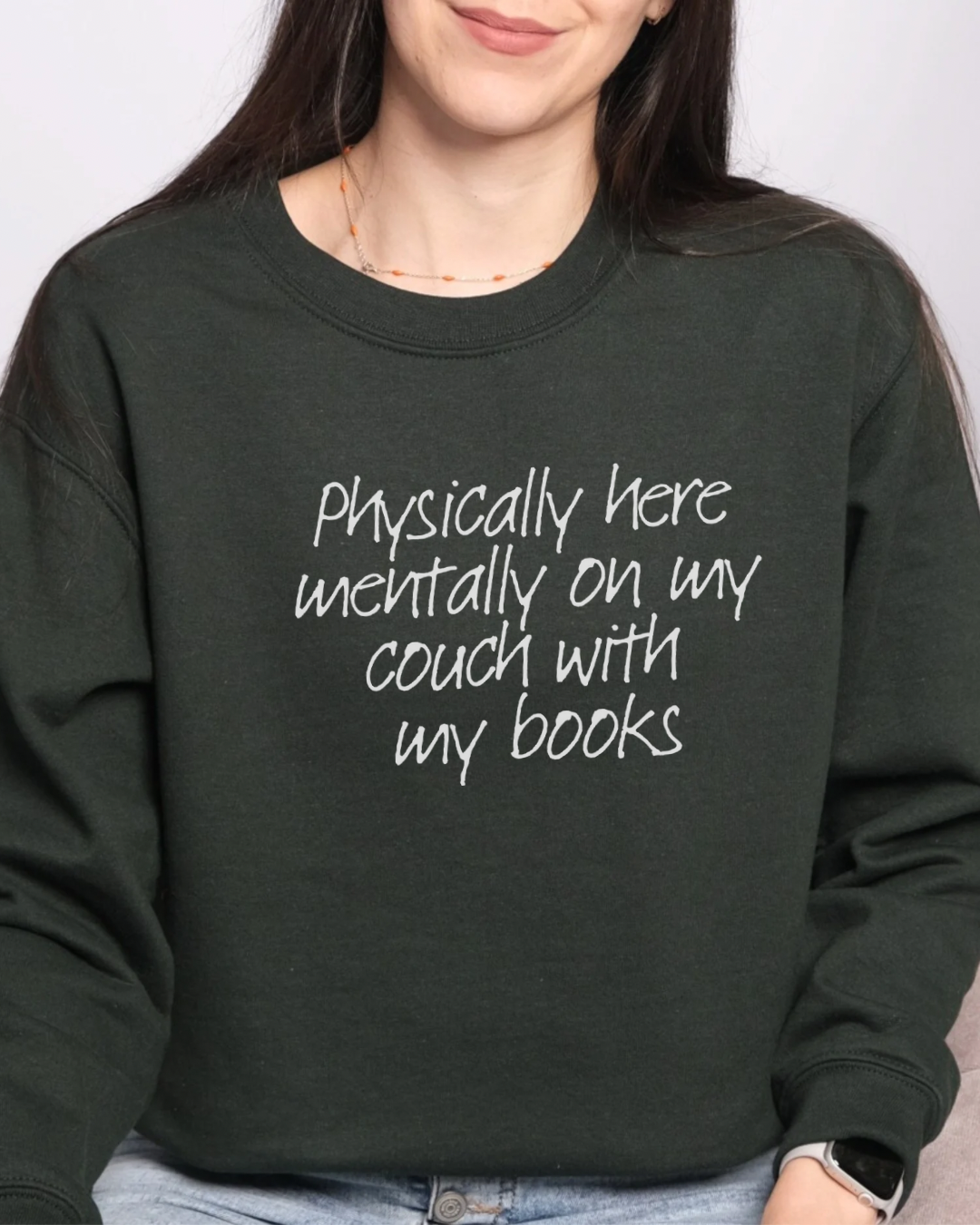 Mentally With My Books Sweatshirt