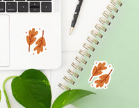 Fall Leaves Waterproof Sticker