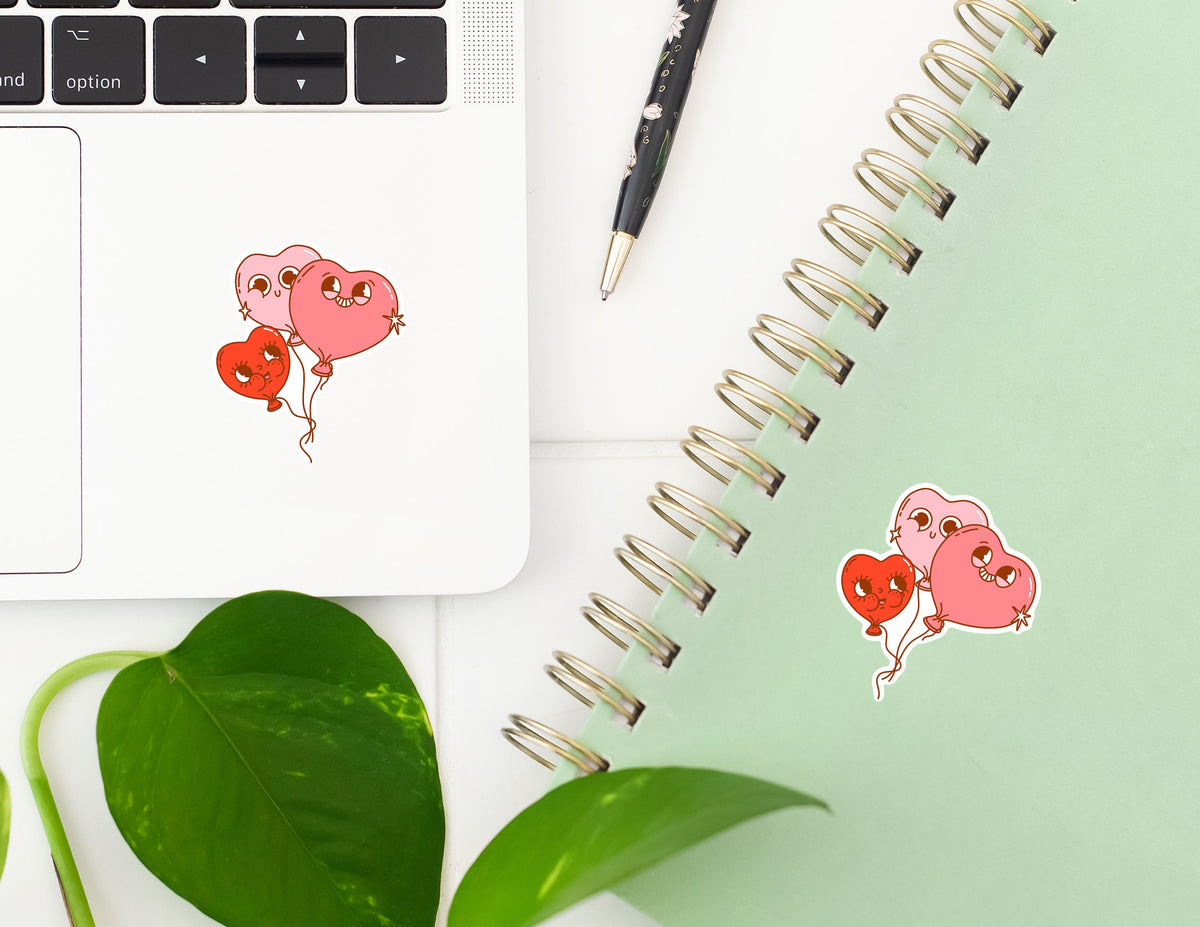 Valentine’s Day Sticker, Kindle Sticker, Computer Stickers, Cute Stickers, Waterproof, Laptop Decals