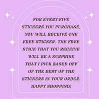 Stay Spooky Rainbow Waterproof Sticker