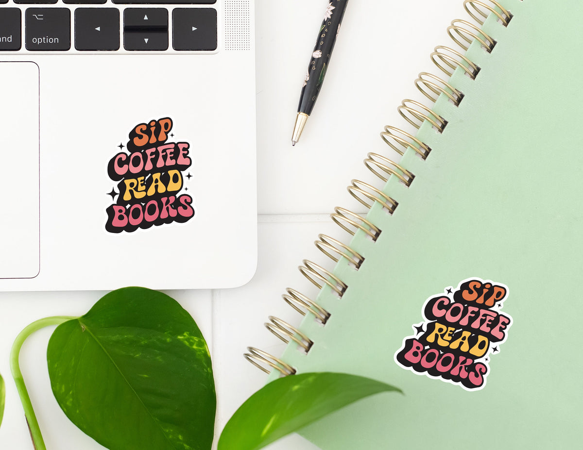 Kindle Stickers, Book Stickers, Coffee Stickers, Laptop Decals, Cute Stickers