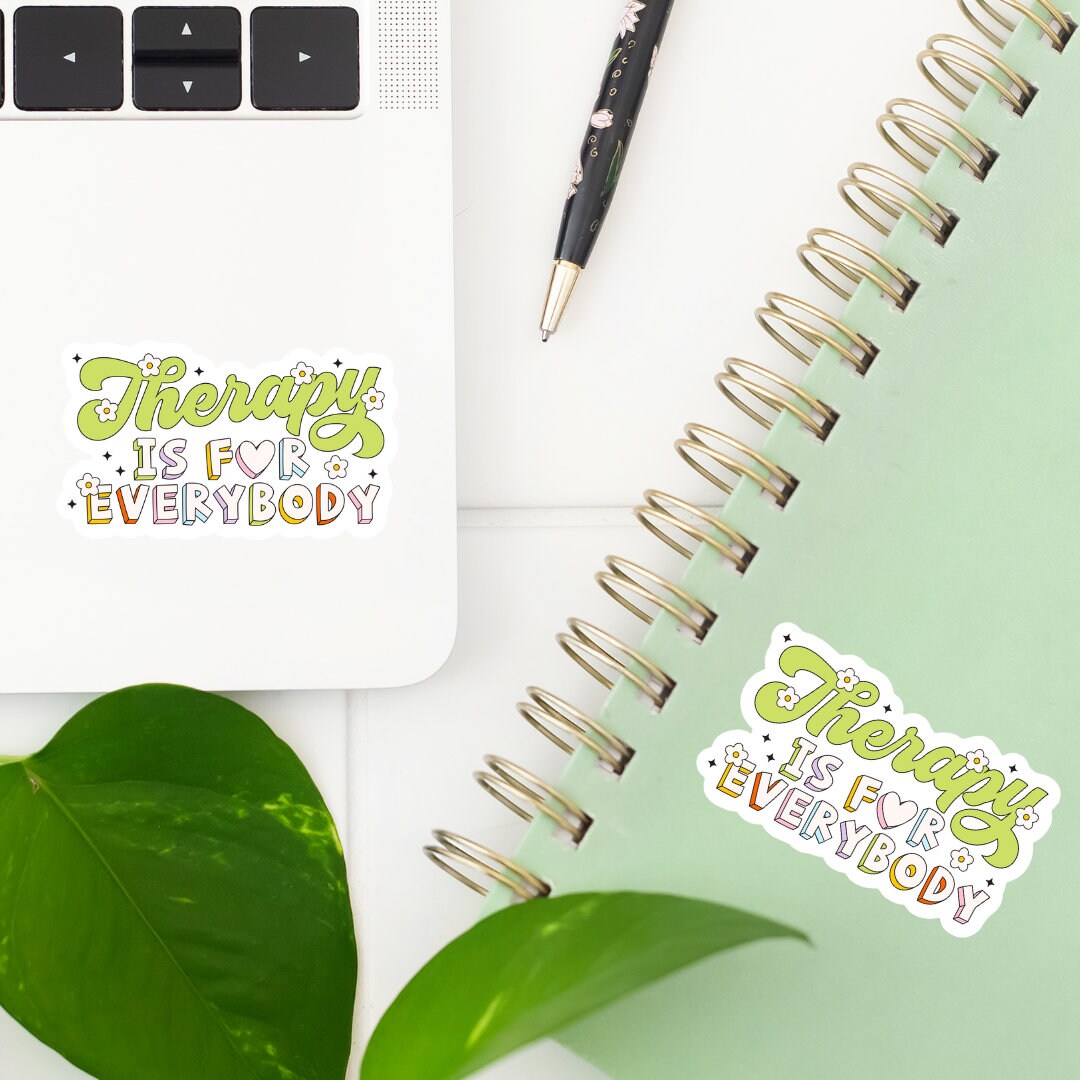 Mental Health Stickers, Kindle Stickers, Laptop Decals, Water Bottle Stickers