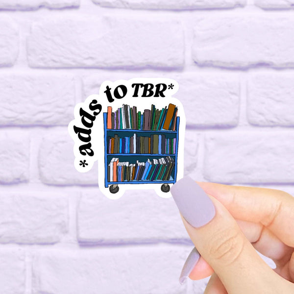 Kindle Stickers, Book Stickers, Bookish Stickers, Book Lover Gift, Adds to TBR Sticker