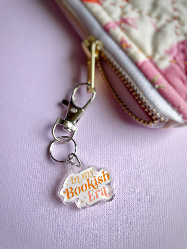 Bookish Keychain, Bookish Merch, Book Lover Gift, Bookish Gifts, Zipper Pull