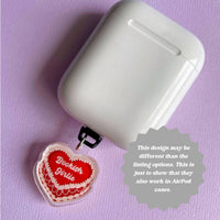 Candy Hearr Kindle Dust Plug Charm, Phone Charm, Bookish Merch, Bookish Gifts, Kindle Accessories, Phone Accessories