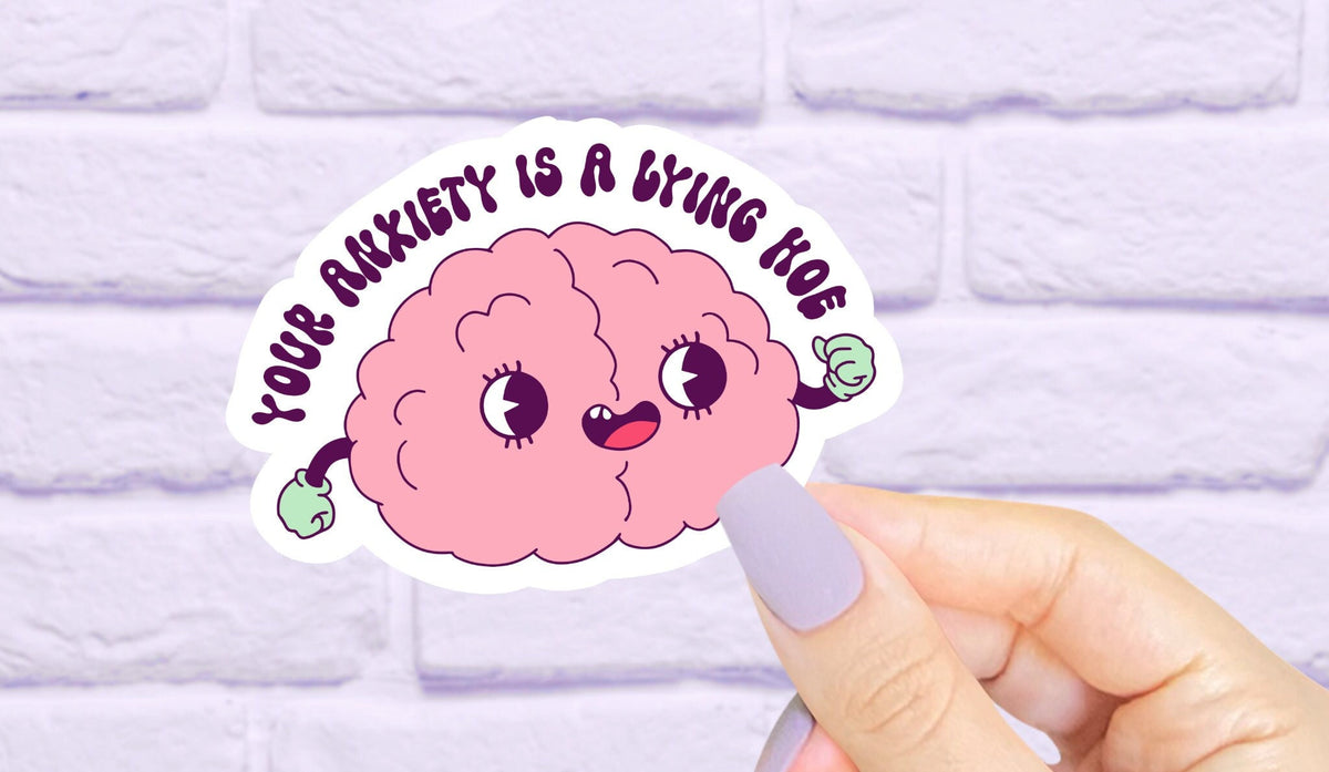 Mental Health Stickers, Cute Stickers, Kindle Stickers, Laptop Decals, Water Bottle Stickers