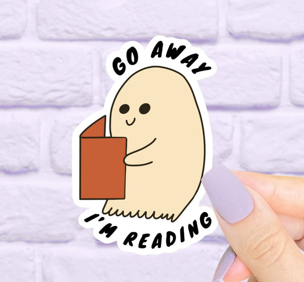 Kindle Sticker, Bookish, Book Lover Gift, Reading Journal Stickers, Cute Sticker, Go Away I’m Reading