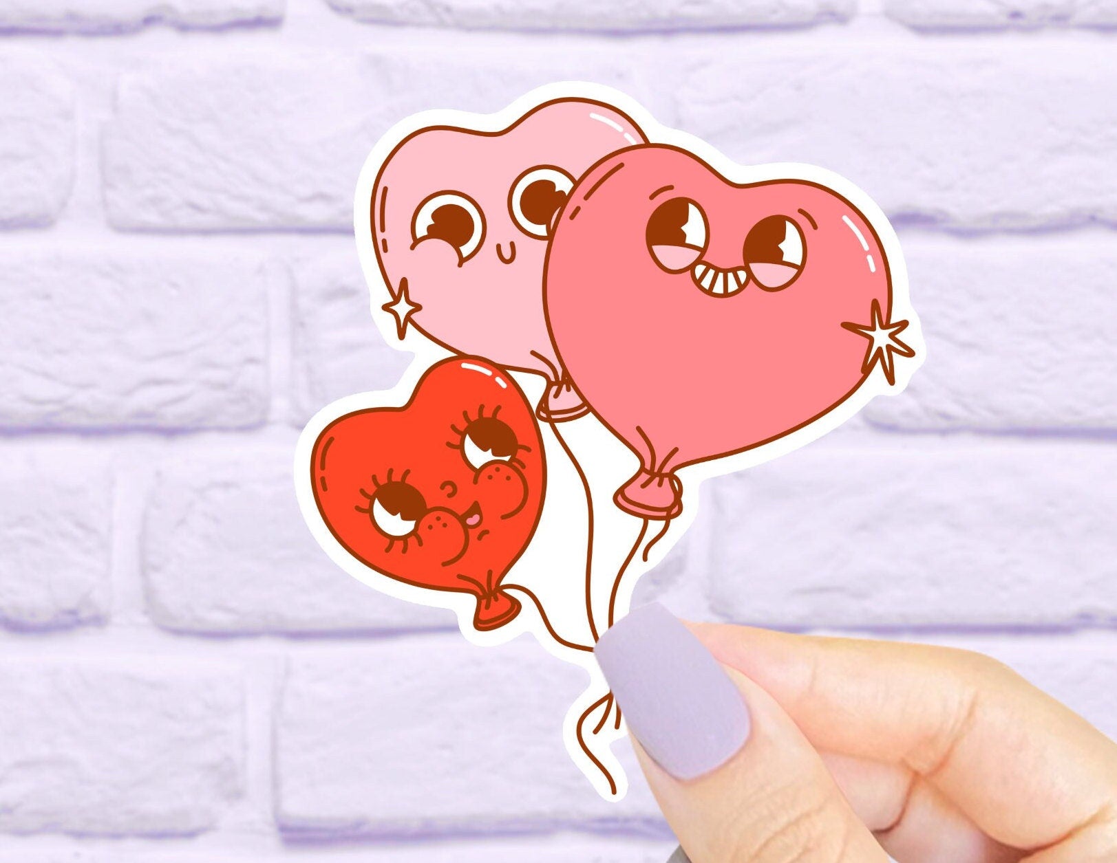 Valentine’s Day Sticker, Kindle Sticker, Computer Stickers, Cute Stickers, Waterproof, Laptop Decals