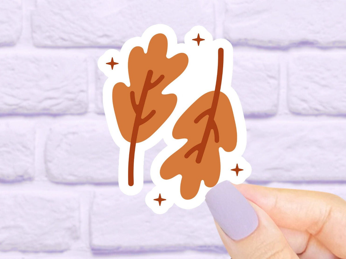 Fall Leaves Waterproof Sticker