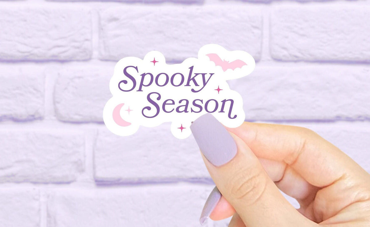 Spooky Season Waterproof Sticker