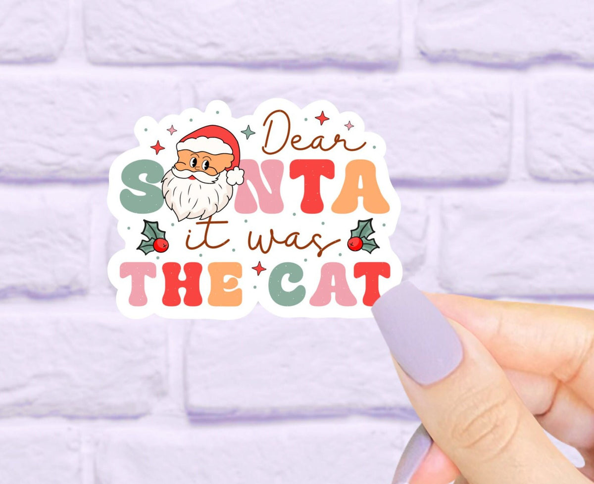 Christmas Stickers, Cat Stickers, Teacher Gifts, Cute Stickers, Kindle Stickers