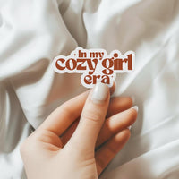 In My Cozy Girl Era Sticker, Kindle Sticker, Computer Stickers, Cute Stickers