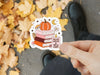 Fall Bookstack Waterproof Sticker