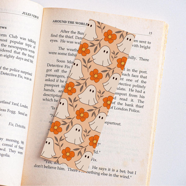 Cute Halloween Bookmark, Fall Bookmark, Bookish Merch, Book Lover Gift, Gifts for Readers