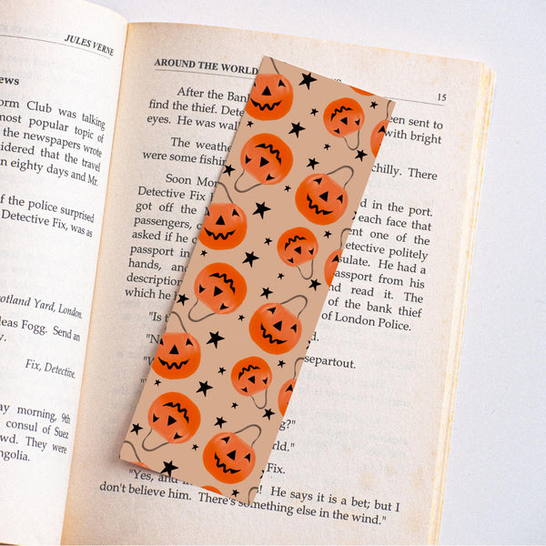 Cute Halloween Bookmark, Fall Bookmark, Bookish Merch, Book Lover Gift, Gifts for Readers