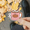 Pumpkin Spice Mug Waterproof Sticker