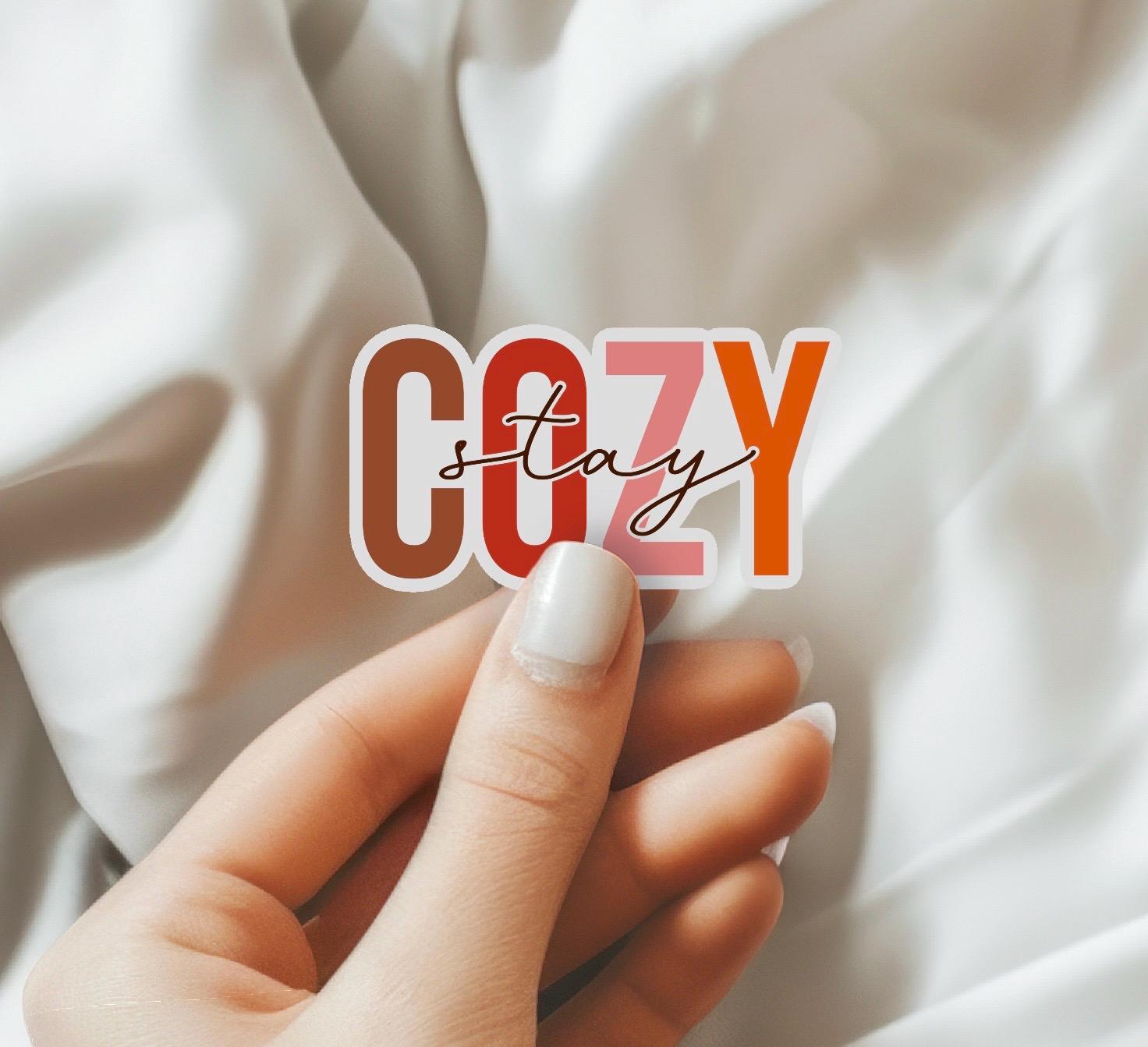 Stay Cozy Waterproof Sticker