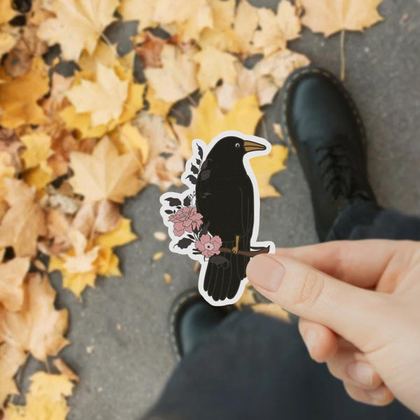 Crow Waterproof Sticker