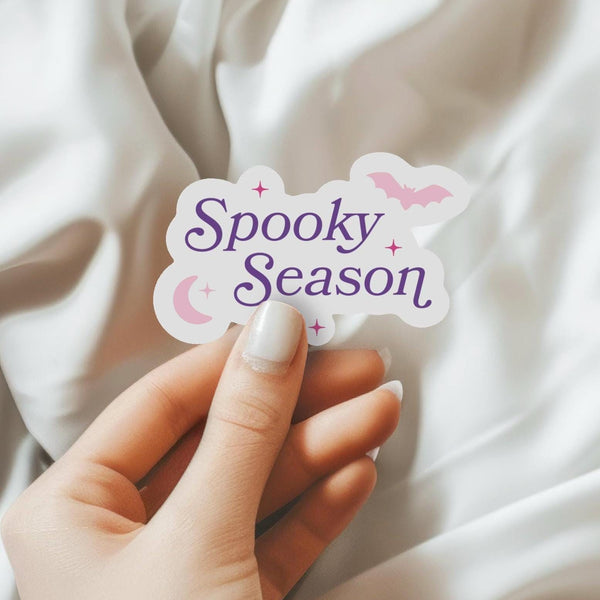 Spooky Season Waterproof Sticker