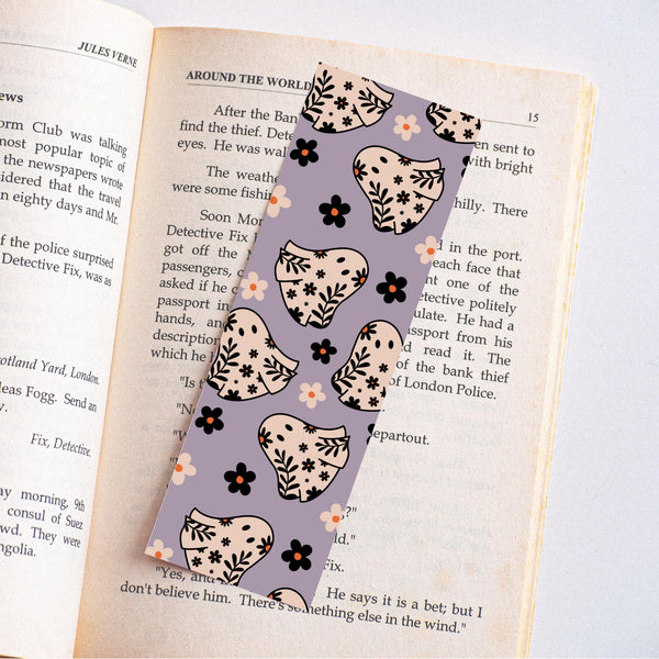 Cute Halloween Bookmark, Fall Bookmark, Bookish Merch, Book Lover Gift, Gifts for Readers