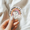 Stay Spooky Rainbow Waterproof Sticker