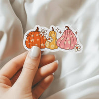 Sparkle Pumpkin Waterproof Sticker