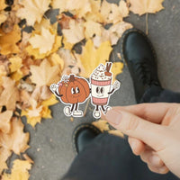 Pumpkin and Pumpkin Spice Waterproof Sticker