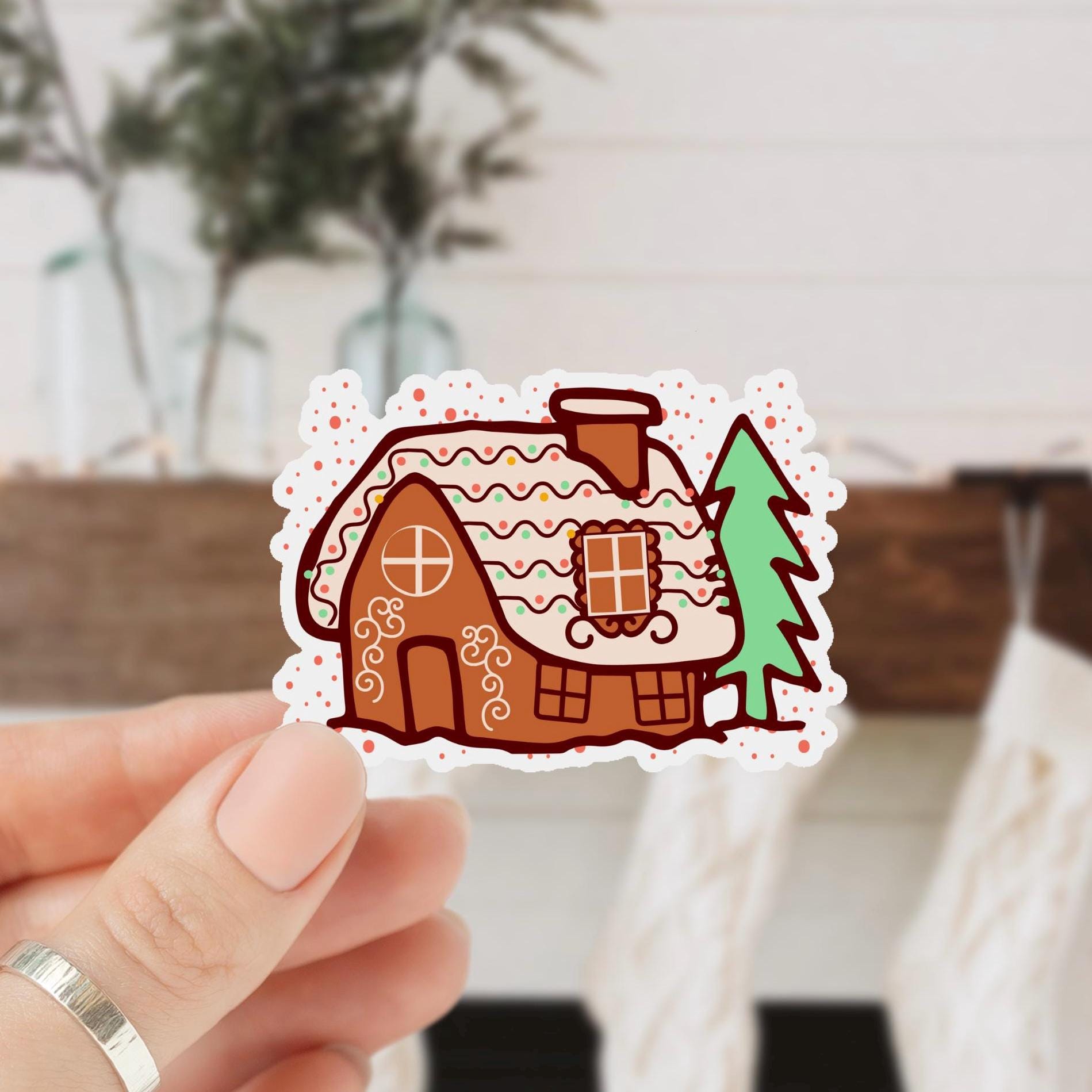 Christmas Stickers, Waterproof, Cute Stickers, Kindle Stickers