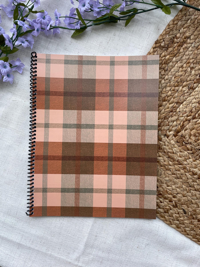 Fall Spiral Notebook with Lined Pages