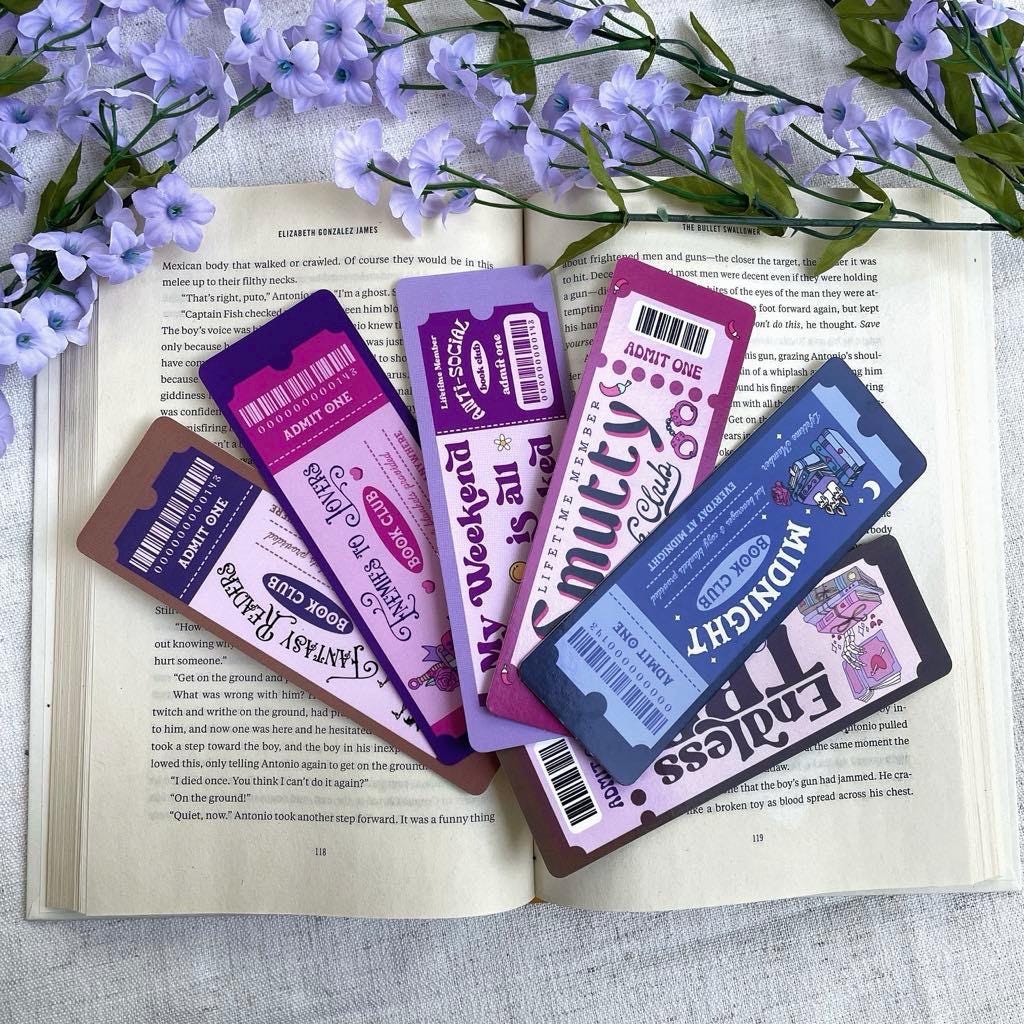 Cute Bookmark Set, Bookish Merch, Book Lover Gift, Gifts for Readers