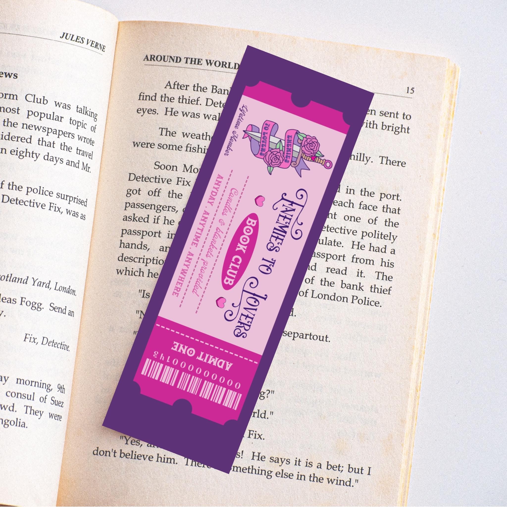 Cute Bookmark Set, Bookish Merch, Book Lover Gift, Gifts for Readers