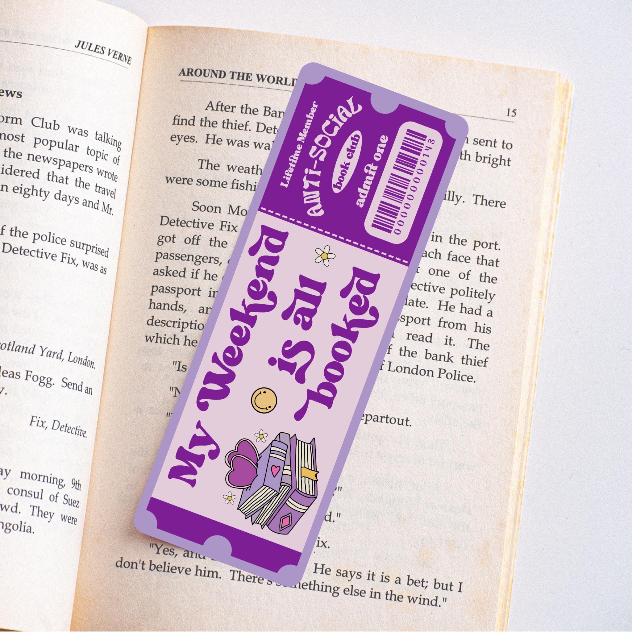 Cute Bookmark Set, Bookish Merch, Book Lover Gift, Gifts for Readers