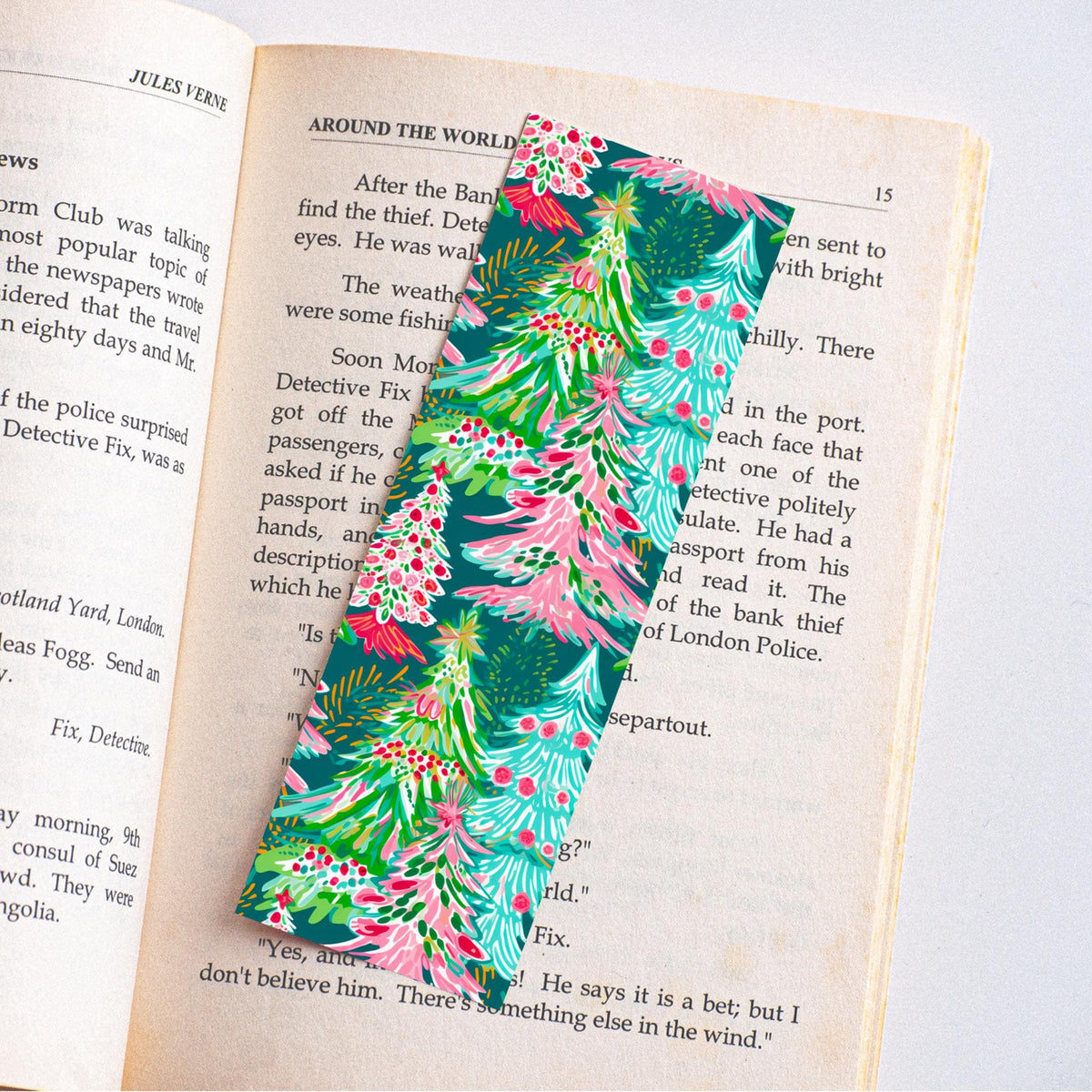 Christmas Christmas Bookmark, Cute Bookmark, Bookish Merch, Book Lover Gift, Gifts for Readers