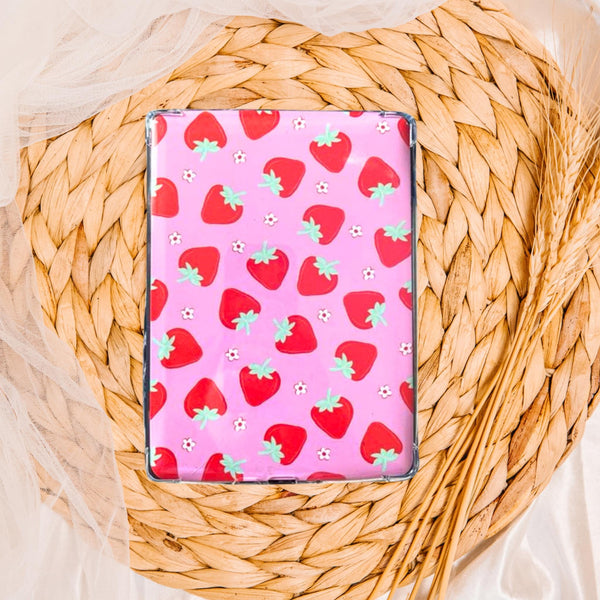 Strawberry Kindle Insert, Kindle Accessories, Bookish, Book Lover Gift