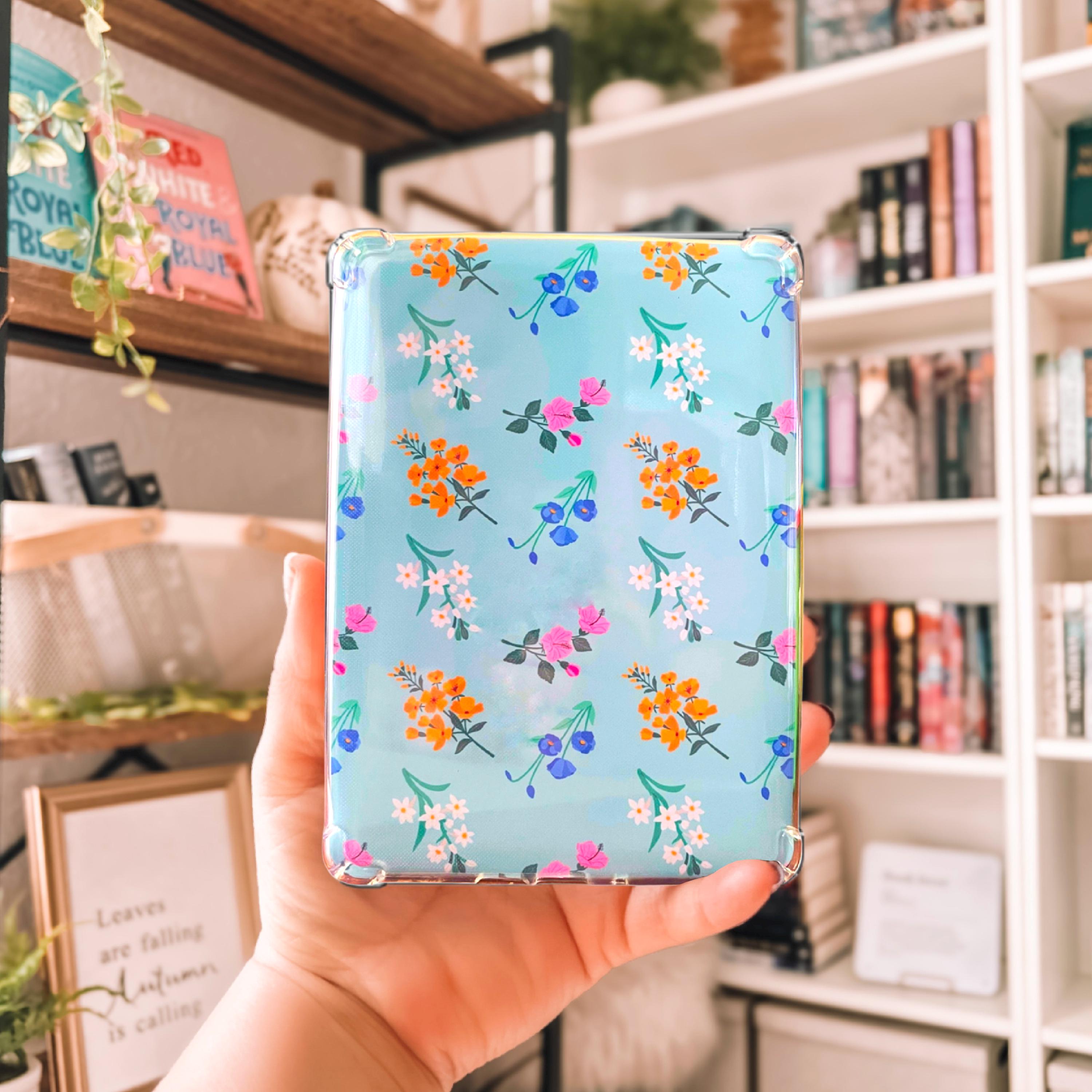 Floral Kindle Insert, Kindle Accessories, Bookish, Book Lover Gift