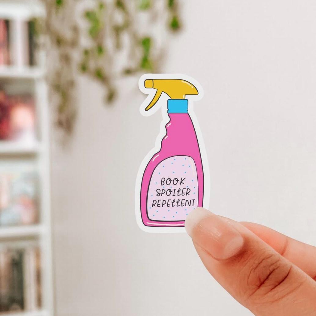 Book Spoiler Repellent Waterproof Sticker