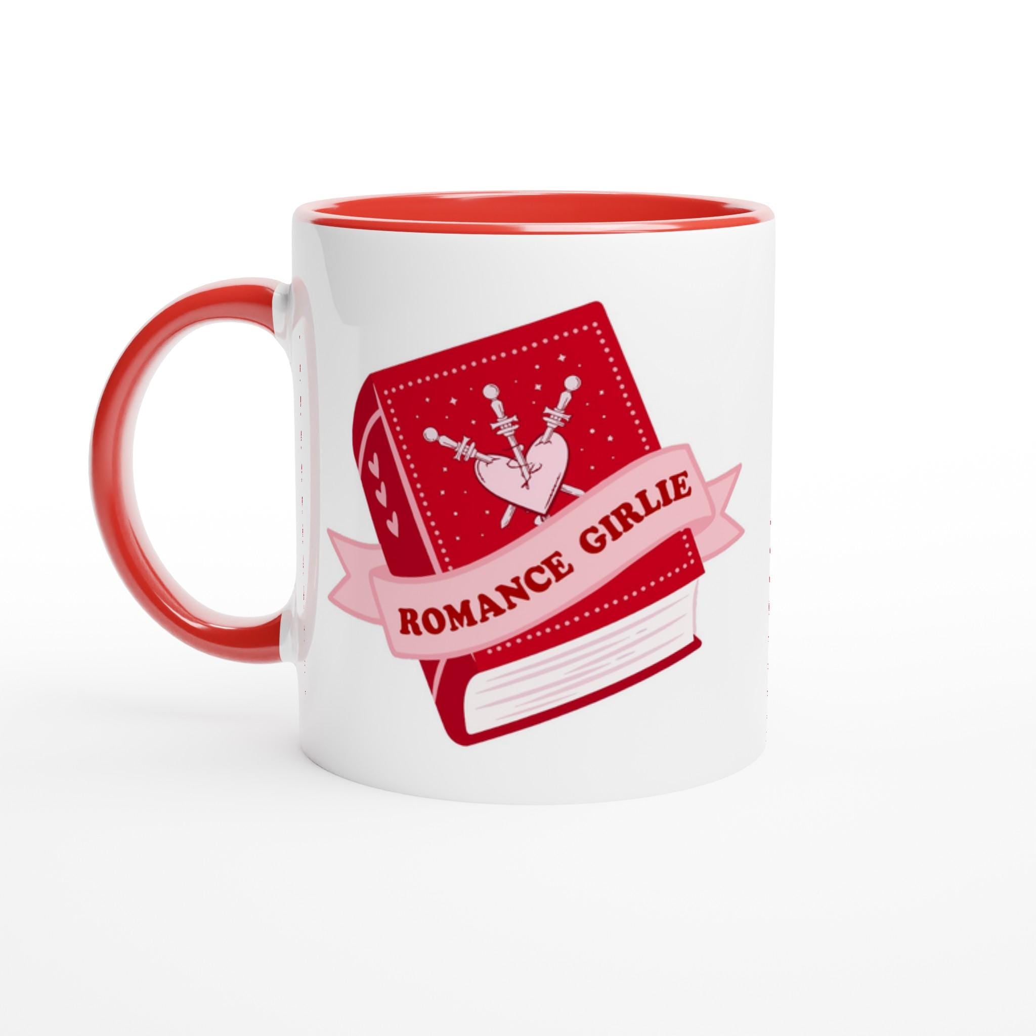 Red Romance Reader 11oz Mug, Book Mug, Bookish, Book Inspired