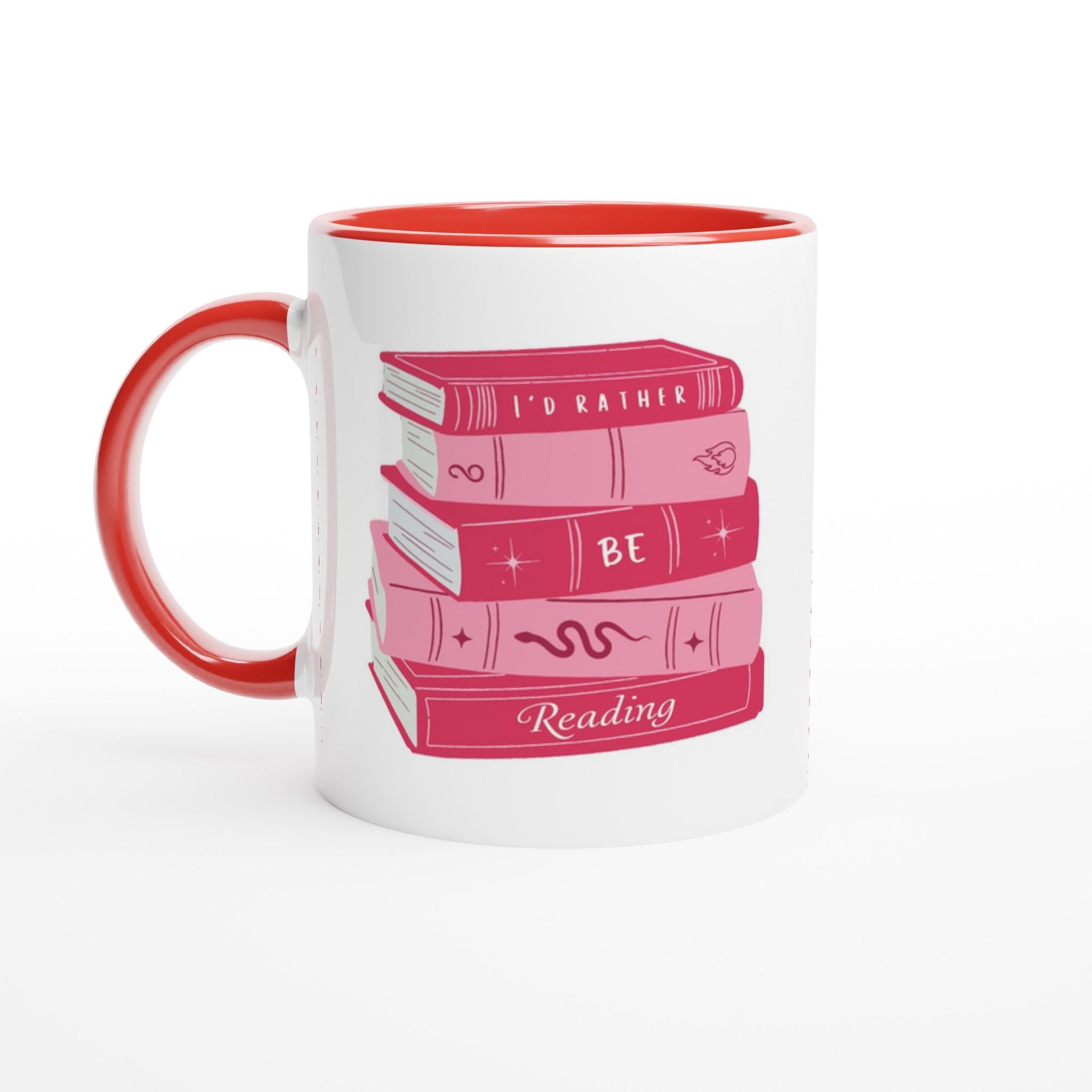 Red 11 Oz Mug, Book Mug, Bookish, Book Inspired, Teacher Mug, Teacher Gift