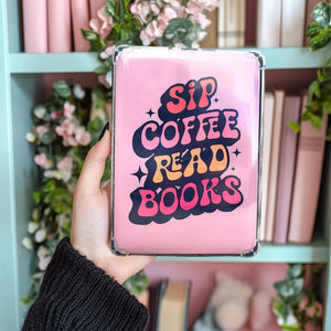 Sip Coffee Read Books Kindle Insert