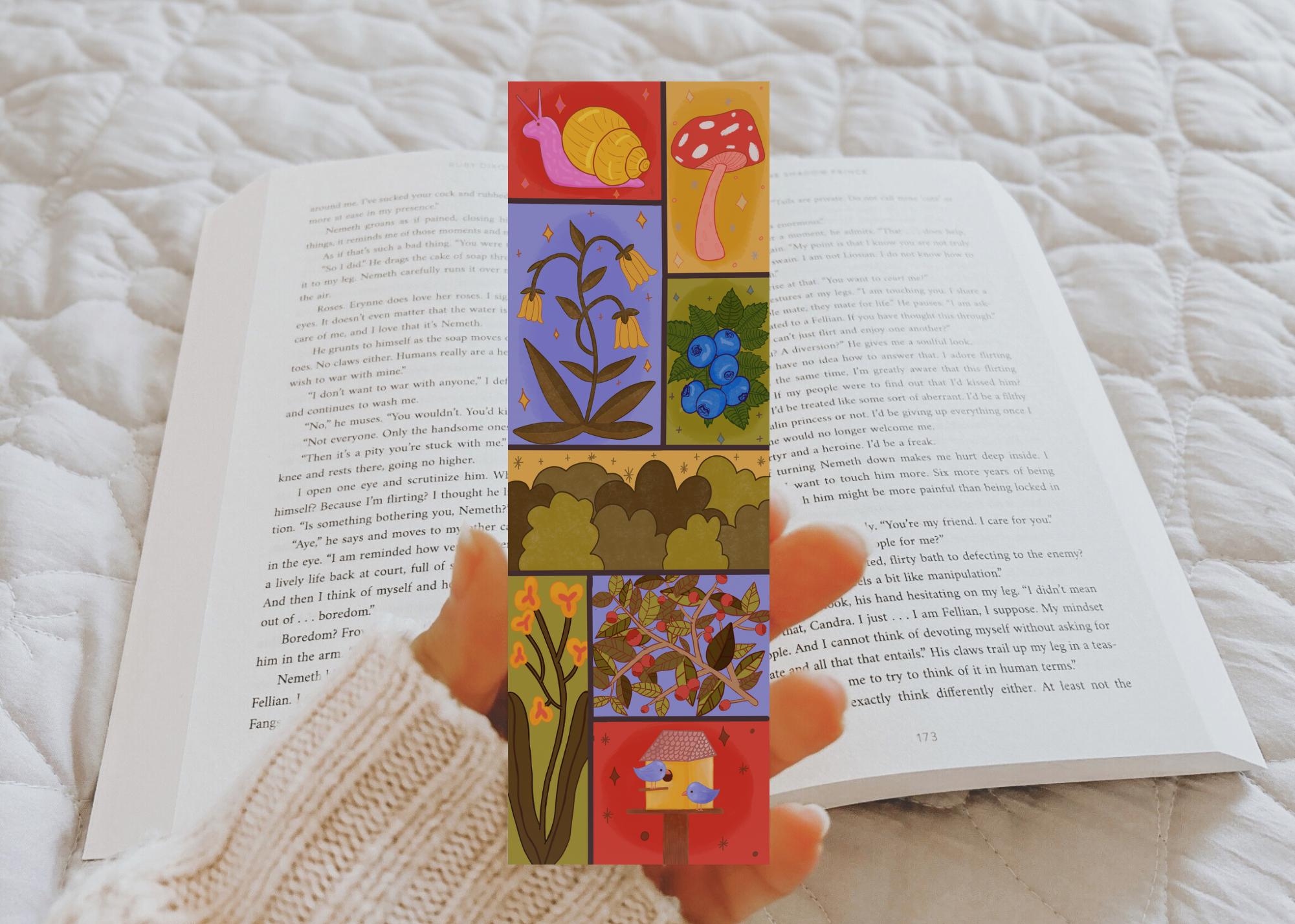 Garden Bookmark Set, Bookish Merch, Book Lover Gift, Gifts for Readers