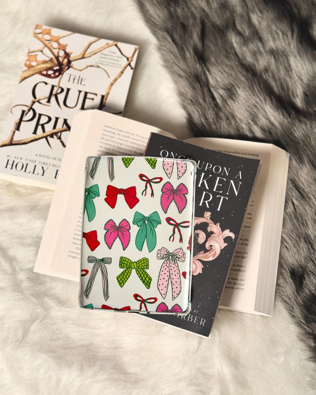 Bow Kindle Insert, Kindle Accessories, Bookish, Book Lover Gift