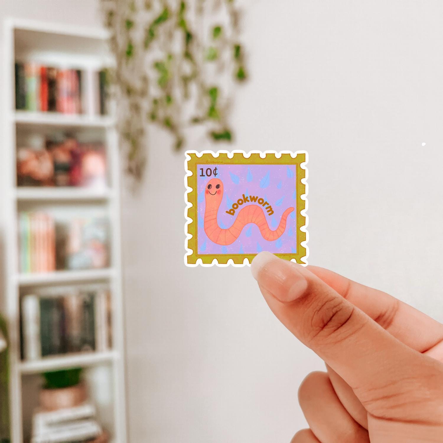 Bookish Stamp Sticker Set , Laptop Decals, Aesthetic Stickers, Water Bottle Stickers