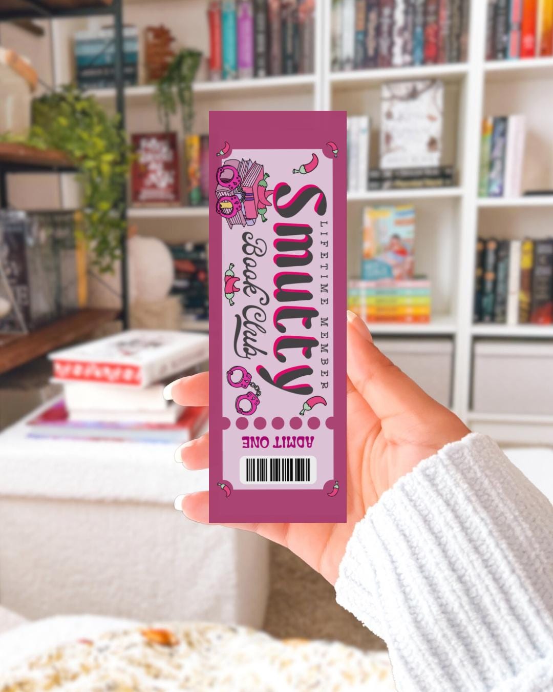 Smut Bookmark, Bookish Merch, Book Lover Gift, Gifts for Readers