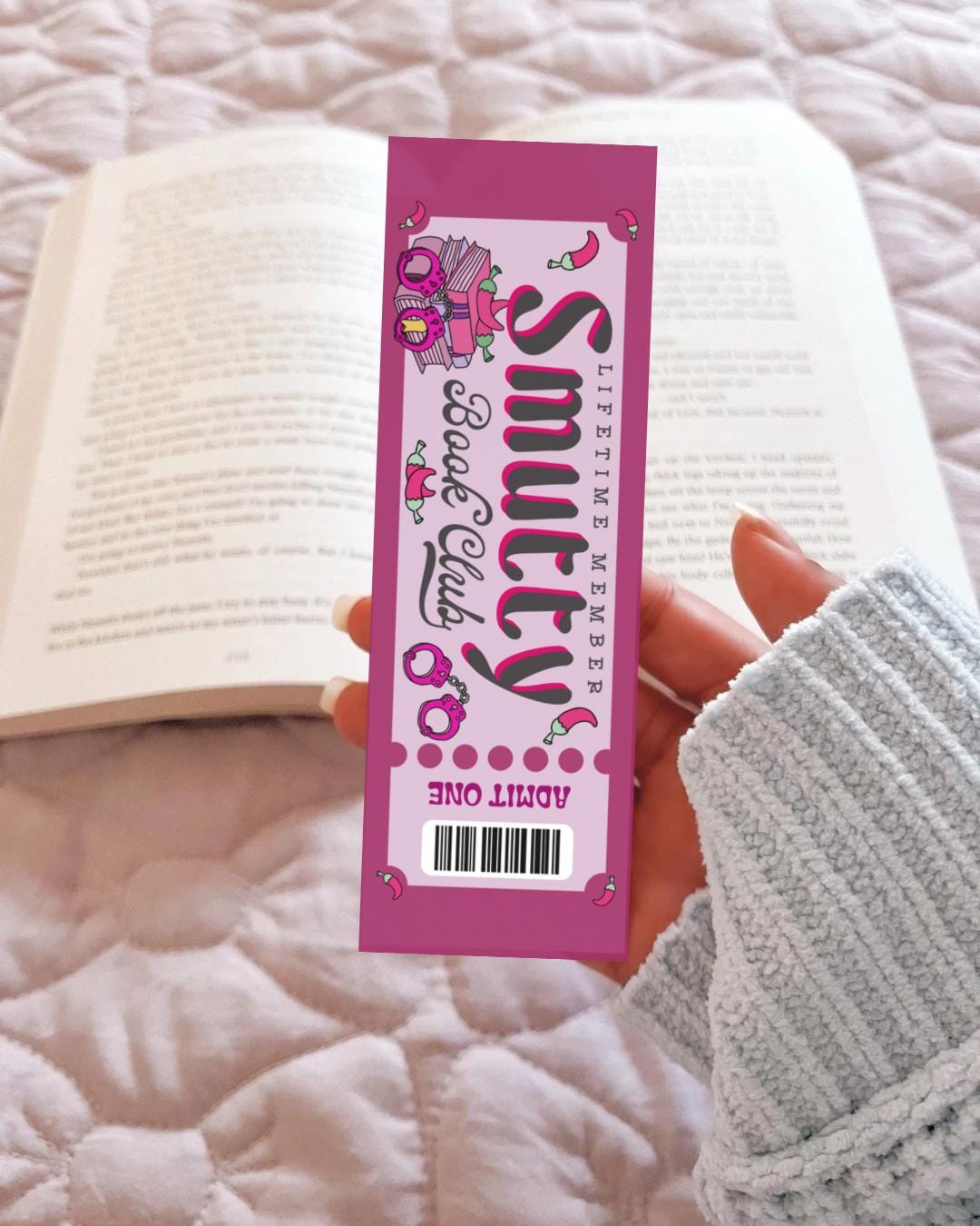 Smut Bookmark, Bookish Merch, Book Lover Gift, Gifts for Readers