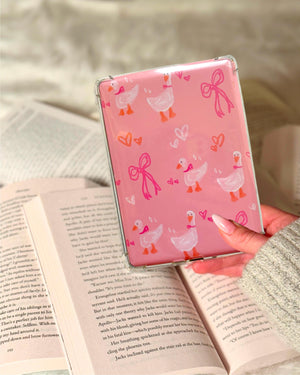 Pink Goose Kindle Insert, Kindle Accessories, Bookish, Book Lover Gift